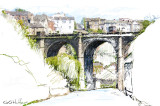 Bridge with a 2B Colored Pencil by George, March 2014 -- Membership Choice