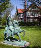 Nehring House Lawn Statue 