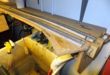 The former arrangement for the removable bridge