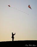 flying kites, Gas Work Park, Seattle, WA  