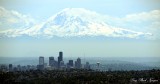 Seattle and Mountain Rainier, Washington 