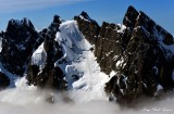 West Twin Needle, Mt Terror, Mt Degenhardt Glacier, Mt Degenhardt, Inspiration Peak, North Cascades Naitonal Park, WA