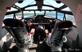 Martin Mars cockpit, Sproat Lake Waterdrome, Vancouver Island, Canada 