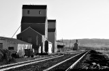 Grain Silos and Elevator, Big Timber, Montana  