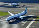 Boeing 787-9 vs Boeing 787-8 Dreamliners, Boeing Field, Seattle  