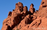 vertical towers Valley of Fire State Park Nevada 