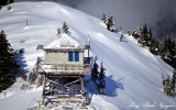 Aerial landscape of Granite Mountain Lookout, Granite Mountain, Cascade Mountains, Washington 