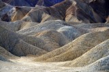 landscape of Black Mountains, Furnance Creek Wash, Death Valley National Park, California 