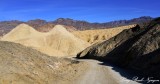 Road in 20 Mule Team Canyon, Death Valley, California  
