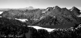 Snow Lake, Kaleetan Peak, Chair Peak, Denny Mountain, Mount Rainier, Cascade Mountains, Washington  