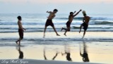 playing soccer, Da Nang, Vietnam  