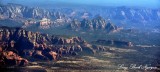 Approach Hazy Red Rock of Sedona, Arizona 