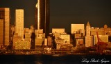 Golden Seattle Skyline, Washington  
