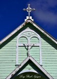 Crosses, Star of the Sea Church, Pahoa, Hawaii
