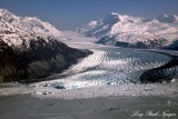 Inner George Lake, Colony Glacier, Mount Muir, Chugach Mountains Range, Alaska