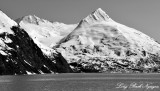 Shakespeare Glacier, Shakespeare Shoulder, Baird Peak, Portage Lake, Alaska