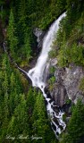 Panorama Lake Waterfalls, Malachite Peak, Washington 