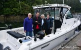 Lucky Sportfishing Guide Kyle, Charlie, Nancy, Katherine, Eagle Nook Resort, Vancouver Island, Canada 