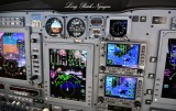 Arriving over Stornoway VOR Scotland UK
