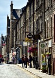 Shops on Thistle Street, Edinburgh, Scotland, UK  