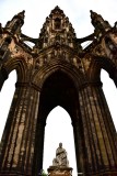 Scott Monument and Statue Edinburgh UK  