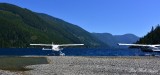 DHC-2 Beaver Floatplanes on Nahmint Lake Vancouver Island Canada  