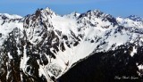 West Peak of Mount Anderson Olympic Mountains WA  