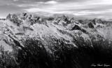 Overcoat Peak and Lake, Chimney Rock, Lemah Mt, Chikamin Peak, Cascade Mountains, Washington  