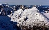 Mt Challenger, Crooked Thumb Peak, Challenger Glacier, Picket Range, North Cascades National Park, Washington 