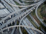 Interstates 5 and 90 interchange, Seattle, Washington  