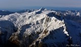 Mt Shuksan, The Hourglass, Summit Pyramid, Nooksack Tower, Jagged Ridge, Sulphide Glacier, Crystal Glacier, Washington