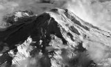 Mount Rainier National Park, Crater and Glaciers on Summit, Washington  