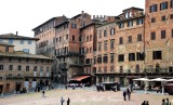 Homes and Businesses, Piazza dei Campo, Siena Italy  