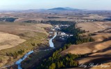 Colfax, Palouse River, Colfax Trail, Palouse Hills, Washington State  