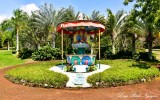 Religious Icon at Paleaku Gardens Peace Sanctuary, Captain Cook, Big Island, Hawaii  