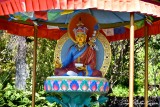 Religious Icon at Paleaku Gardens Peace Sanctuary, Captain Cook, Big Island, Hawaii
