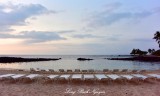 Sunset on Pauoa Bay, Fairmont Orchid, Big Island, Hawaii
