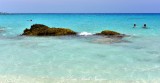 Swimmers at Manini'owali Beach, Kailua-Kona, Big Island, Hawaii