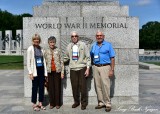 Nancy, Lenora, Al, Charlie, World War II Memorial Washington DC 