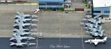 VFA-147 Agronauts and VFA-154 Black Knights, Clay Lacy Aviation Seattle, Boeing Field