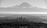 Mount Rainier, Downtown Seattle, Boeing Field, Lake Washington 