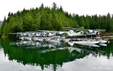 DHC-2 Beavers and Caravan at Eagle Nook Resort Vancouver Island Canada 
