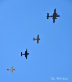 Formation of Vintage Aircraft   