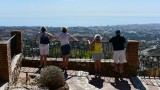 Looking at Fuengirola and The Med, Mijas Spain 353  