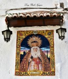 Mosaic Virgen de la Misericordia, Granada, Spain   