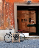 Looking at Art through reflection, Rome Italy 150 