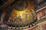 Coronation of the Virgin in the Apse Santa Maria in Trastevere, Rome Italy 581