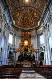 Cathedra Petri and Chapel of the Blessed Sacrament, St Peters Basilica, The Vatican, Rome 337