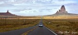  Owl Rock, US Route 163, Agathla Peak, toward Monument Valley, Navajo Nation Reservation