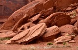 Rock Formation at Rain God Mesa Monument Valley Navajo Tribal Park Arizona 776